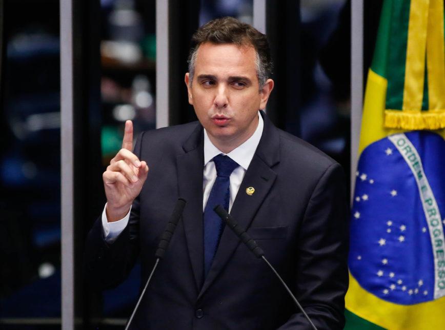 Senado-Votacao-DavidAlcolumbre-SimoneTebet-RodrigoPacheco-01Fev2021